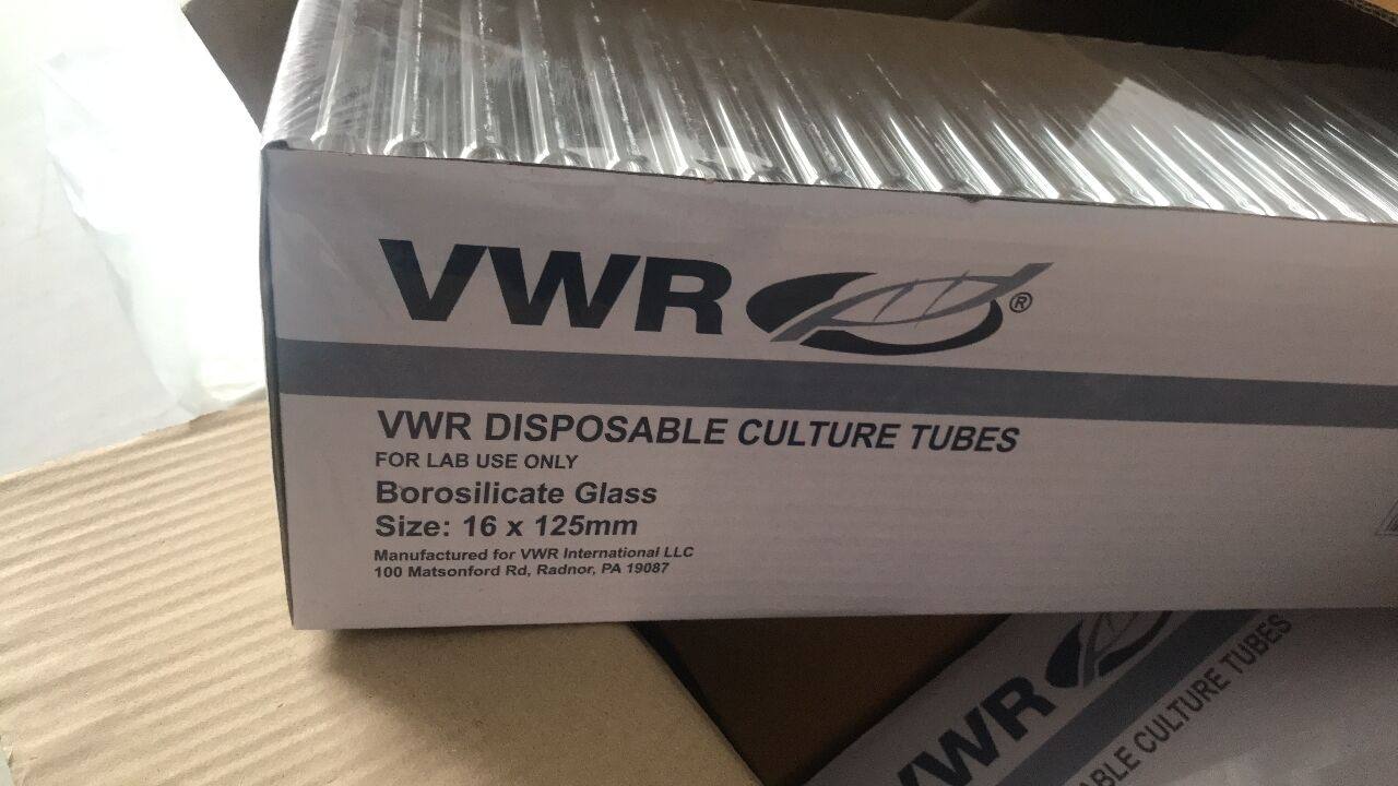 VWR 一次性玻璃圆底培养管  VWRU47729-578