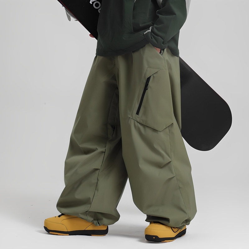 Gsousnow New Ski Pants for Women, Outdoor Snowboard Windproof, Waterproof, Warm, Solid Color, Loose Ski Pants for Men Gsousnow New Ski Pants for Women, Outdoor Snowboard Windproof, Waterproof, Warm, Solid Color, Loose Ski Pants for Men