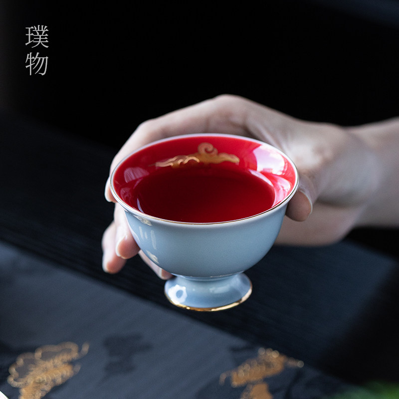 美術品・アンティーク・コレクション 中国 豆彩 鳥文 錫口 茶壷 茶心壷