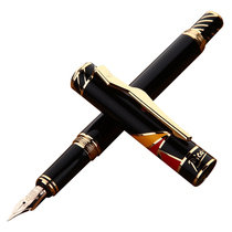 Pimio Picasso pen 10k gold pen male lady business adult hard pen calligraphy ink pen gift box
