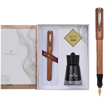 Montejiao Pen Carpenter wooden Wood Wood Wood Art Ink ink pen student special gift can replace ink