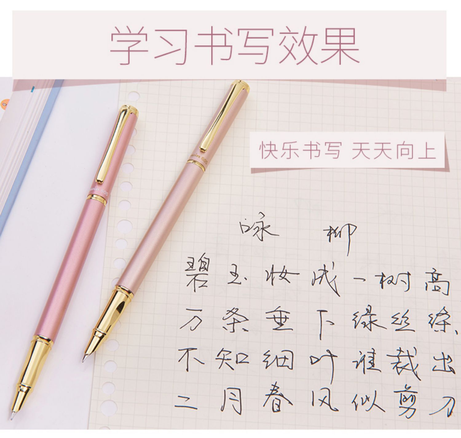 文正钢笔小学生四三年级正姿练字钢笔礼物送礼儿童0.38暗尖钢笔定制刻字女生用复古 学生专用钢笔墨囊可替换商品详情图