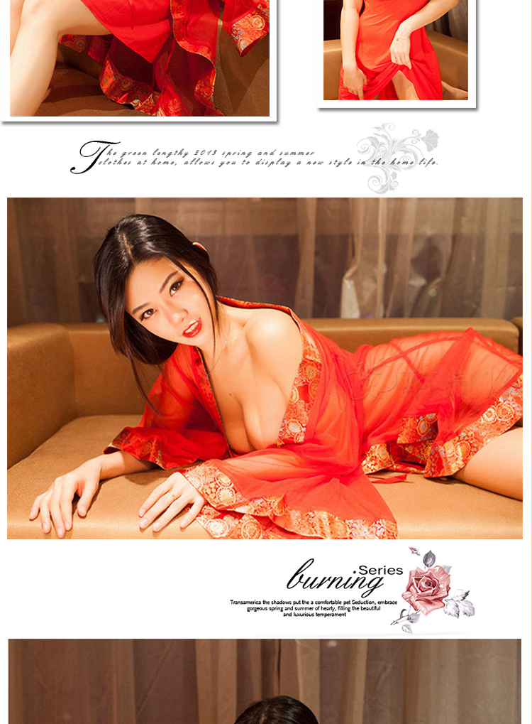 Sexy người lớn gợi cảm đồ lót nóng tạp dề ngực nhỏ váy cưới công chúa cổ điển đồ ngủ váy nữ sao đồ ngủ voan mỏng