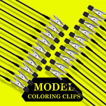 Painting and coloring clip Gundam model stainless steel metal clip base fixed spraying clip to dry production tool consumables