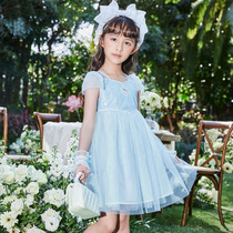 Domei Barabara baby girls dress dress cotton Summer CUHK Scout princess dresses dress 208222111016