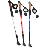 Ultralight Bắc Âu đi bộ gậy đi bộ kính thiên văn đi bộ trekking cực đi bộ gậy đi bộ - Gậy / gậy gậy chống 4 chân