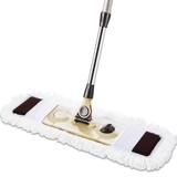 Металлическая плоская швабля House Lazy Mop Wood Lopped Tiles с поддержкой ручной подключения пирса