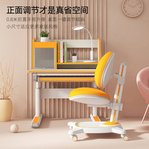 A few childrens small apartment learning desk and chair set multifunctional student writing desk childrens simple home desk