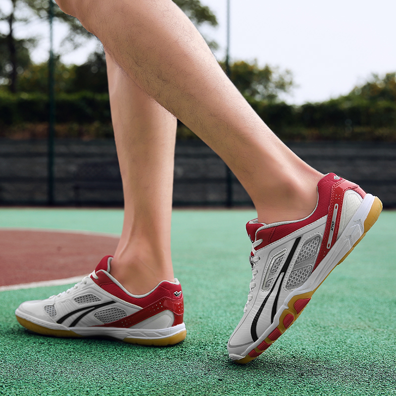 Professional Ping Pong Sneakers Shoes Men's Shoes Women's Shoes Wear Resistant Bull Gluten Bottom Child Boys Non-slip Training Sneakers Badminton Sneakers