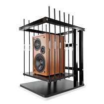 Low-tone gun shockproof shock-proof heightening base desktop speaker suspension shock absorbing bracket sound shockproof plate