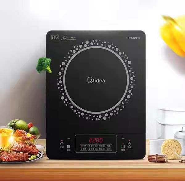 Midea C22-RT22E01 induction cooker for home dormitories multi-functional high-power Hansen panel 4D waterproof and anti-blocking