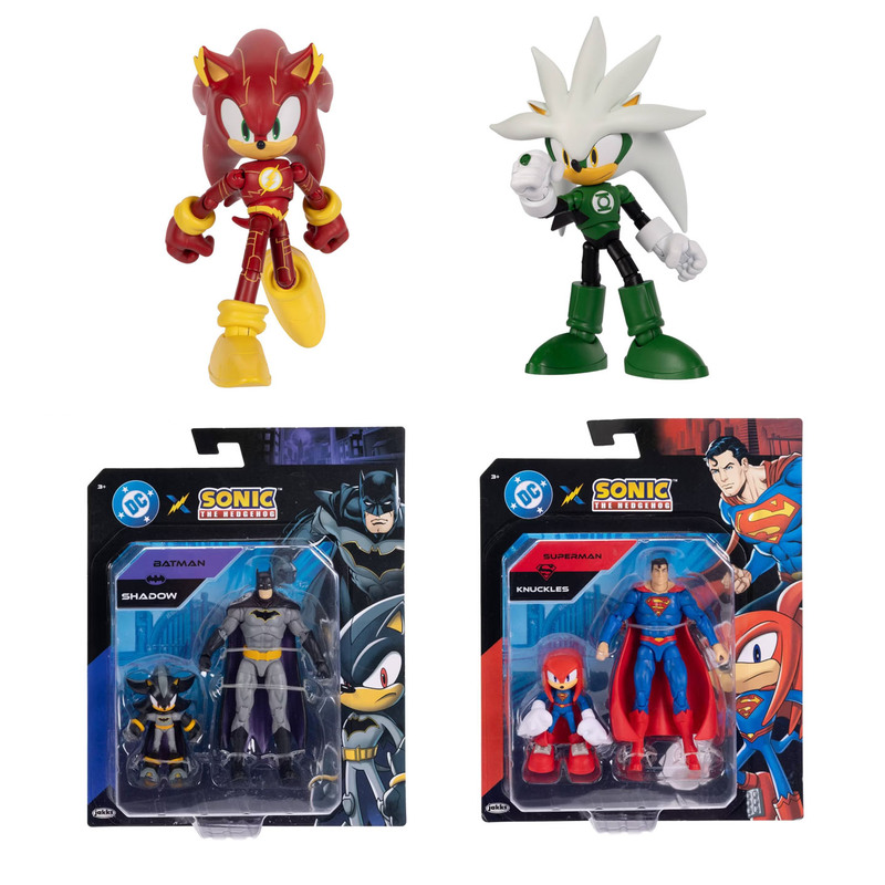 Some In-Stock Genuine American Sonic the Hedgehog Dc X Sonic Action Figures, Office Figures, Dolls, Toys, Gifts