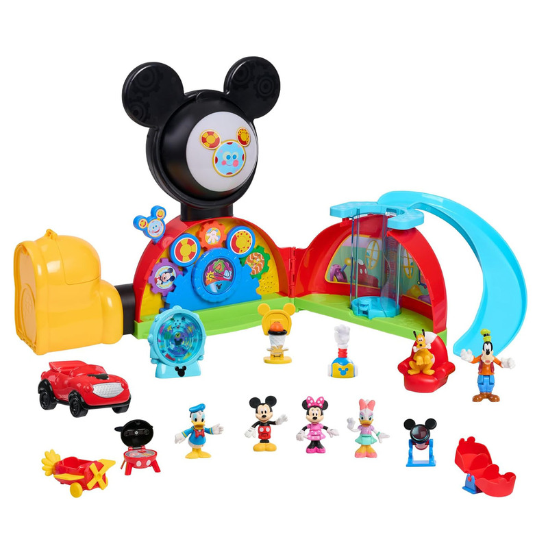 In-Stock Disney Mickey Mouse Clubhouse Children's Toy Set from the Usa, Playhouse Light-Up and Sound-Making Toy Gift
