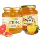 东大韩金 Чай с медом и цитроном, кумкват, чайный соус, 500 г * 2 бутылки фруктового соуса, чайная мякоть, заварочный напиток, чайное сырье с молоком