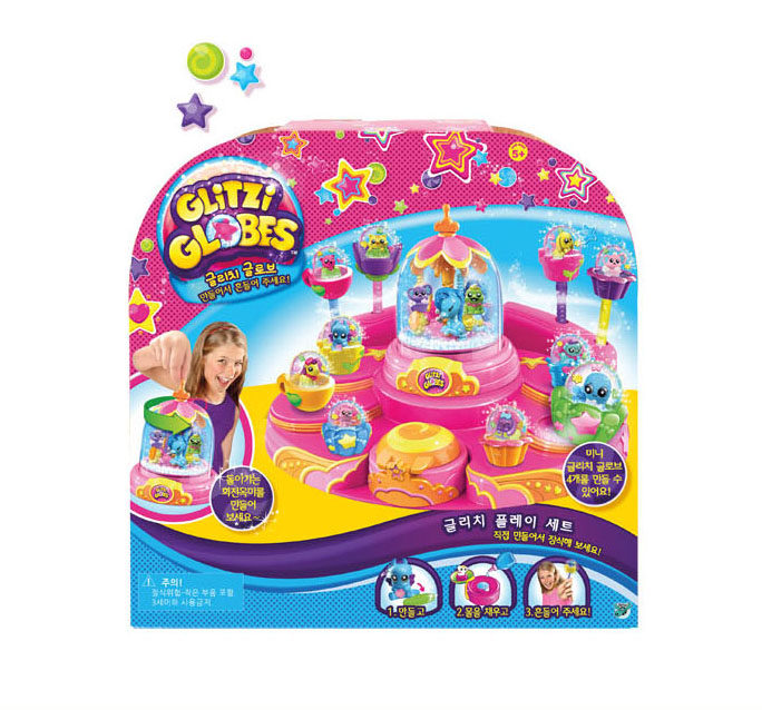 Spot South Korea Imported Girl Amazing Shiny Water Crystal Ball Toy Handmade DIY Magic Water Crystal Ball Posing As Home Wine