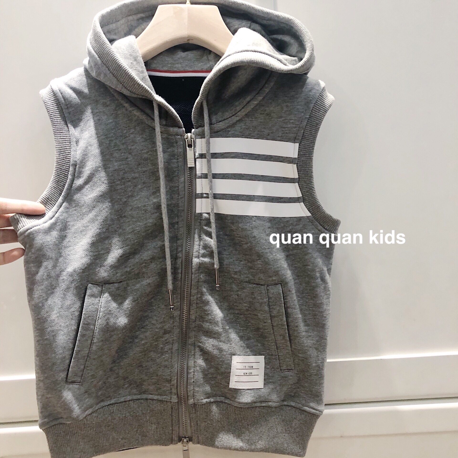 QUANKIDS Children's Town Boy and Girl's handsome jacket vest tie - shirt
