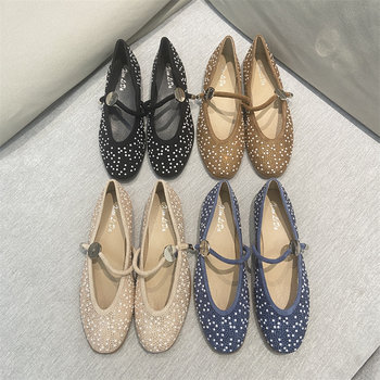 Comfortable and easy to wear slim flat shoes mary jane shoes Comfortable and easy to wear slim flat shoes mary jane shoes