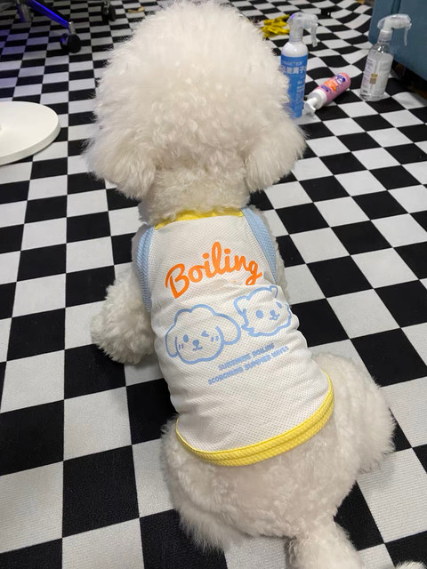 Pet Cooling Clothes Ice Silk Dog Vest Cat Suspender Thin Breathable Clothes