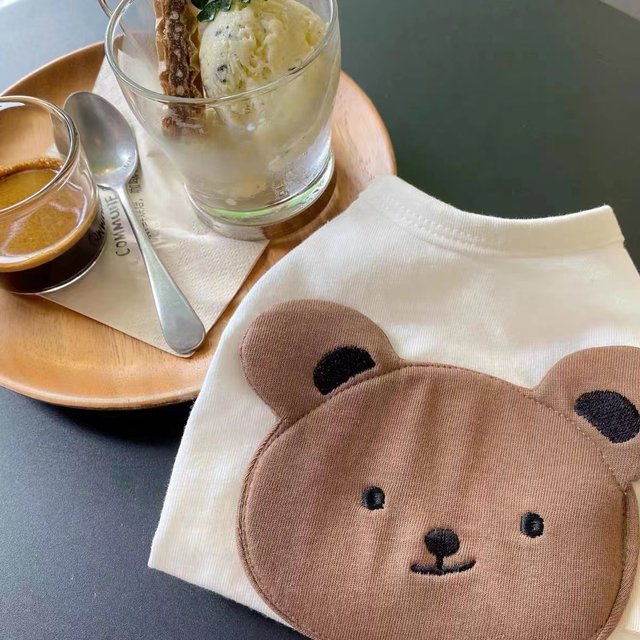 Korean ins style cute bear vest pet cat and dog clothes ໝີ Maltese
