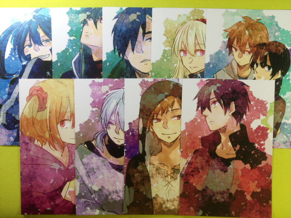屋 anime xoay quanh kế hoạch Yangyan DỰ ÁN Miao nhóm nhân viên bưu thiếp đầy đủ bộ trăm - Carton / Hoạt hình liên quan hình dán búp bê