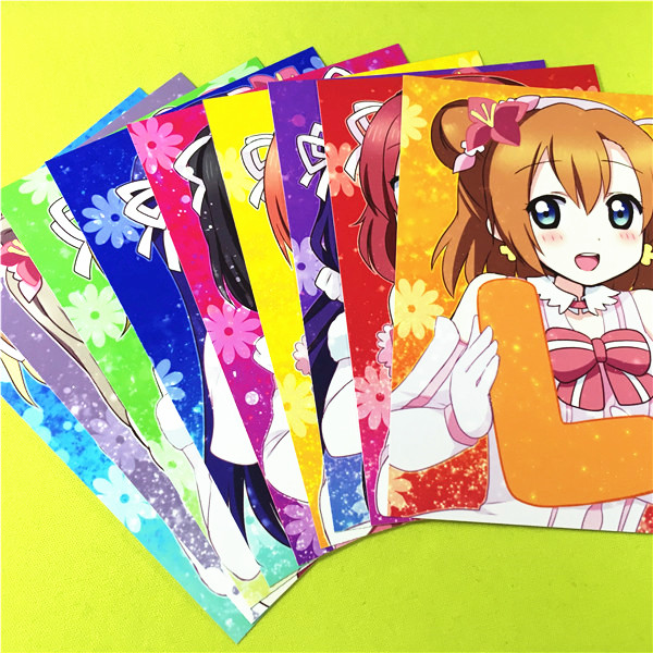 Anime anime Anime Nhật Bản xung quanh TÌNH YÊU SỐNG! Bộ bưu thiếp quần áo biểu diễn LL Đại Pháp đầy đủ - Carton / Hoạt hình liên quan sticker hoạt hình