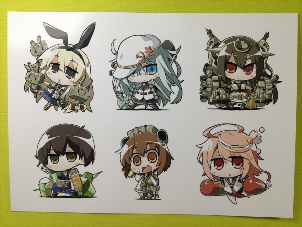 Anime anime Anime Nhật Bản xung quanh con tàu Niang Collection Island hình gió Q phiên bản nhãn dán kết cấu ánh sáng cao - Carton / Hoạt hình liên quan sticker gấu trúc