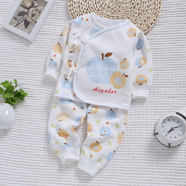 新生儿衣服宝宝内衣婴儿加绒套装儿童和尚服绑