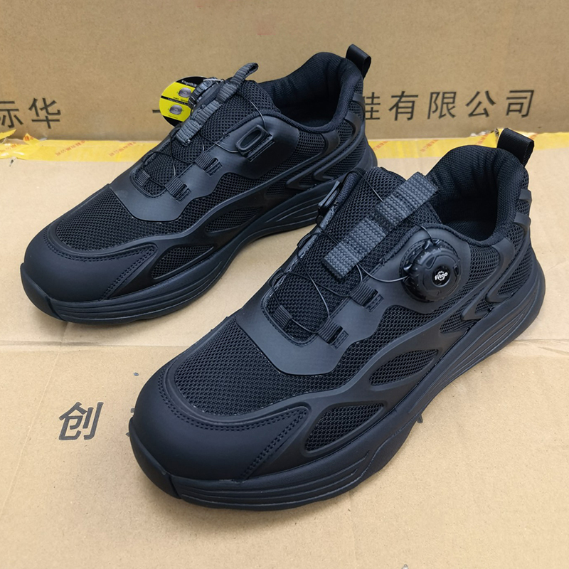 Black Ultra-Light Kevlar Training Shoes, Sports Shoes, Men's Training Shoes, Quick Buckle Tactical Breathable Shoes, Running Shoes