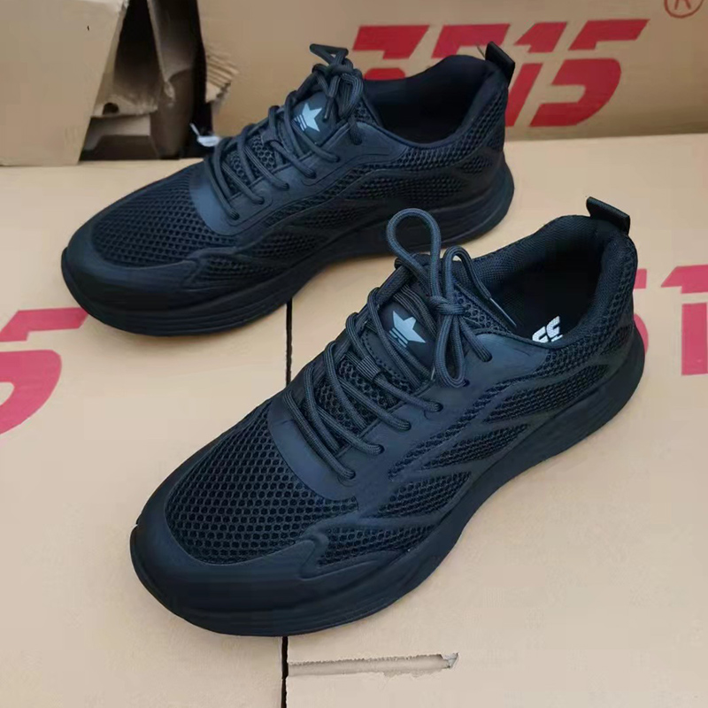 Strong Man 3515 Black Combat Training Shoes Men Wear wear Summer Breathable Off-duty Super Light New Anti-Puncture Fitness Training Shoes