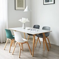 Nordic ins Simple Chair Home Backrest Dining Chair Netflix Stool European Casual Dining Ant Back Chair