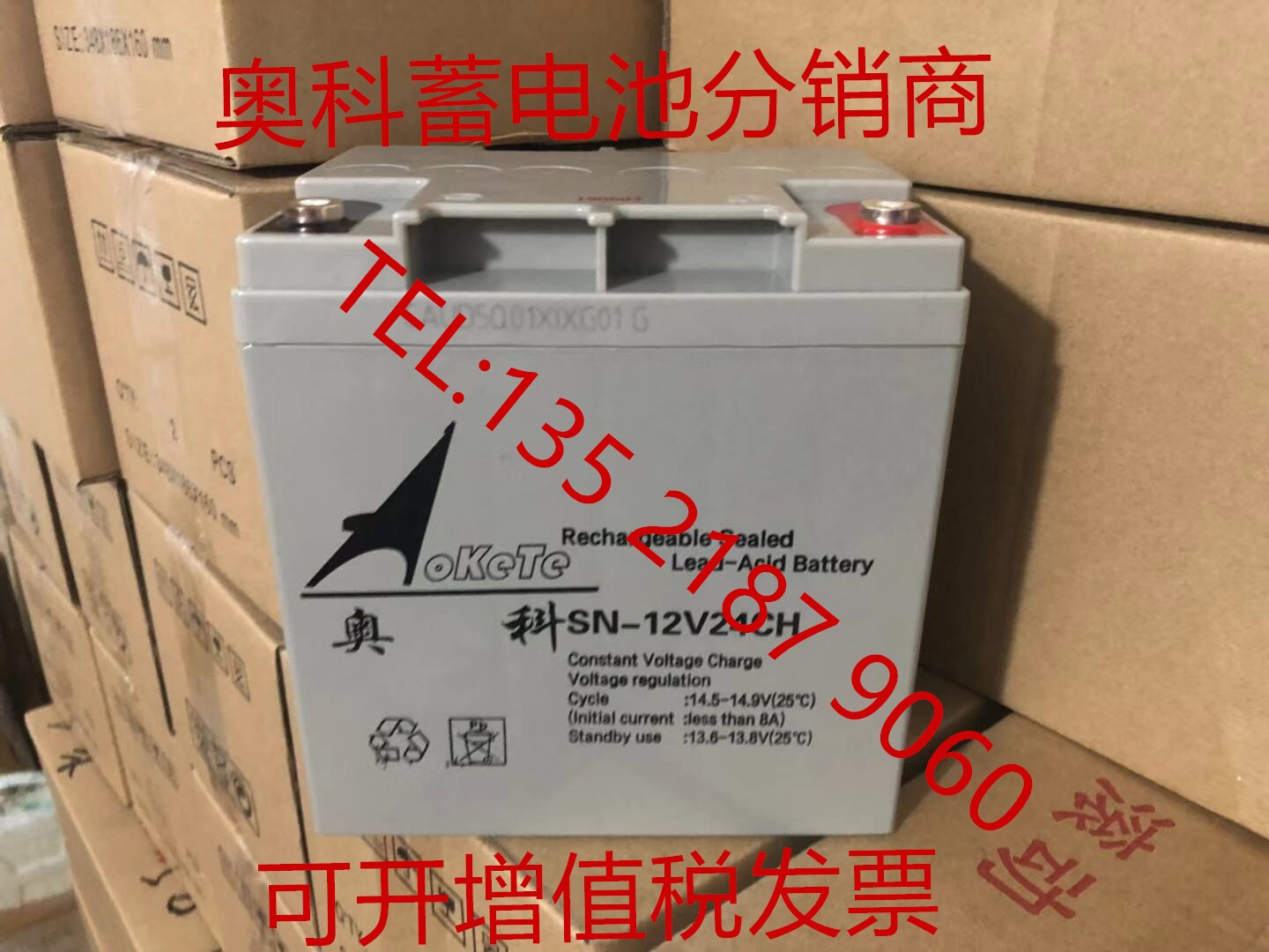 Occo storage battery 6GFM12-24 12V24AH UPS EPS DC screen free of maintenance storage battery 