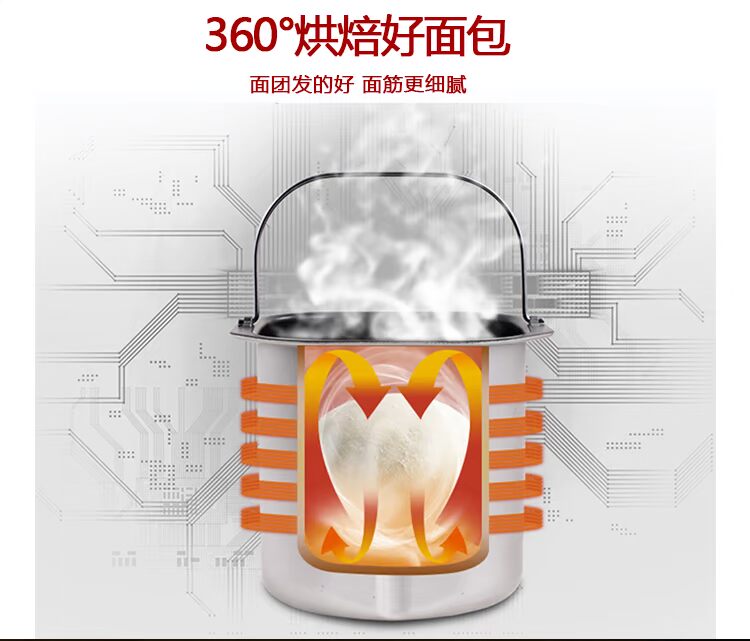 Bể bơi Đức / Kho báu Đức MBJ-861 Máy làm bánh mì tự làm DIY có thể được dành riêng để cách nhiệt - Máy bánh mì lo nướng bánh mì