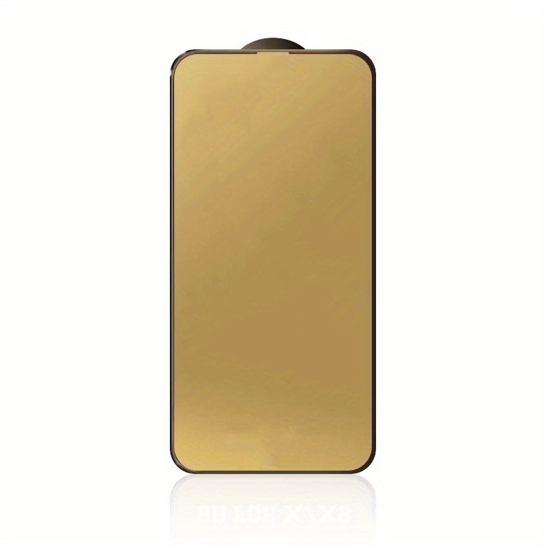 Qingyu New Desert Color Film Suitable for iPhone 17 Pro Max Tempered Film, Dazzling 16 Pro Mirror Gold and Purple Phone Protective Film, 14/15 Plus/13 High-Definition Colorful 12/11