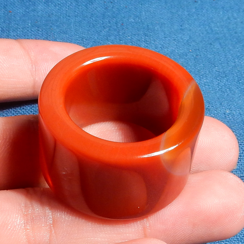 Dialect enterprises and Tian Yu boutique 68 yuan featured South Red Onyx men's wrench ring to give back to Yuyou K