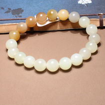 Shocking Dialect Brand Hetian Jade Boutique Featured Grade Sugar Jade Qinghai Material Smoked Purple 10mm Bracelet N