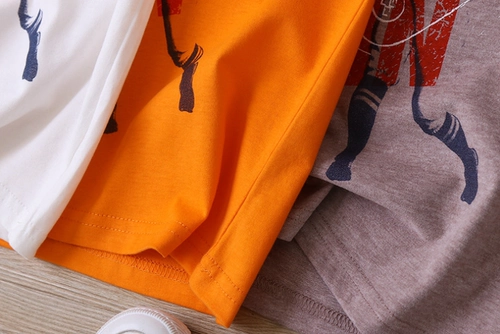 Детская летняя хлопковая футболка с коротким рукавом, коллекция 2022, подходит для подростков