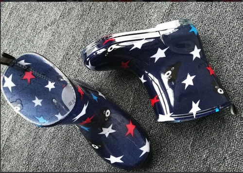 Детский дождевик, туфли для мальчиков, детские сапоги для раннего возраста, водонепроницаемые нескользящие бахилы, в корейском стиле