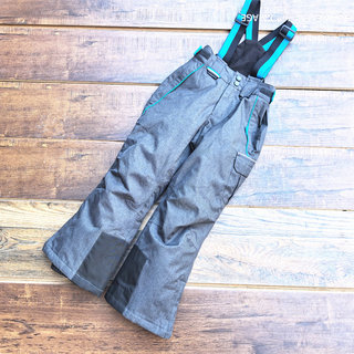 专业秋冬儿童宝宝户外背带滑雪裤男女童防风防水保暖冲锋棉裤贸