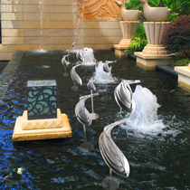 Stainless steel small fish decoration decoration simulation outdoor pool water scene metal sculpture sales office sketch garden decoration