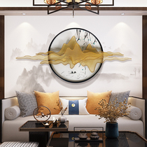 New Chinese Decorative Pendant Wall Living Room Wall Iron Art Creative Solid Metal Phishing Ornament