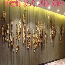 European metal wall decoration wrought iron abstract three-dimensional background decoration wall hanging hotel lobby creative large Wall soft decoration