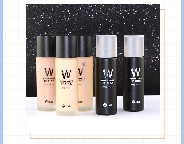 Hàn Quốc W.Lab primer Wlab siêu mẫu phấn nền làm đẹp dạng lỏng dưỡng ẩm che khuyết điểm lâu trôi Trang điểm DW - Nền tảng chất lỏng / Stick Foundation collagen bb
