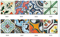 Personality color imitation hand-painted retro tiles kitchen balcony bathroom antique brick restaurant background wall tiles 300