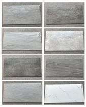 Gray cement brick industrial wind tile 600*1200 living room mall floor tile matte non-slip retro floor tile