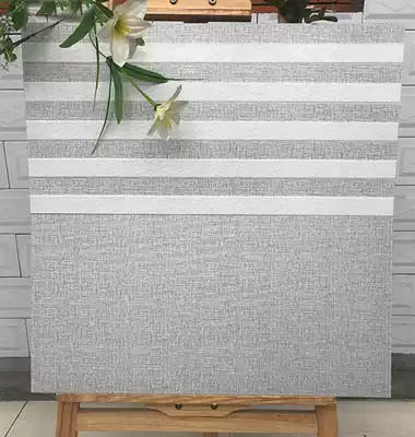 Gray cloth pattern interior wall tile balcony kitchen floor tile powder room 30 60cm imitation cloth pattern all porcelain interior wall tiles