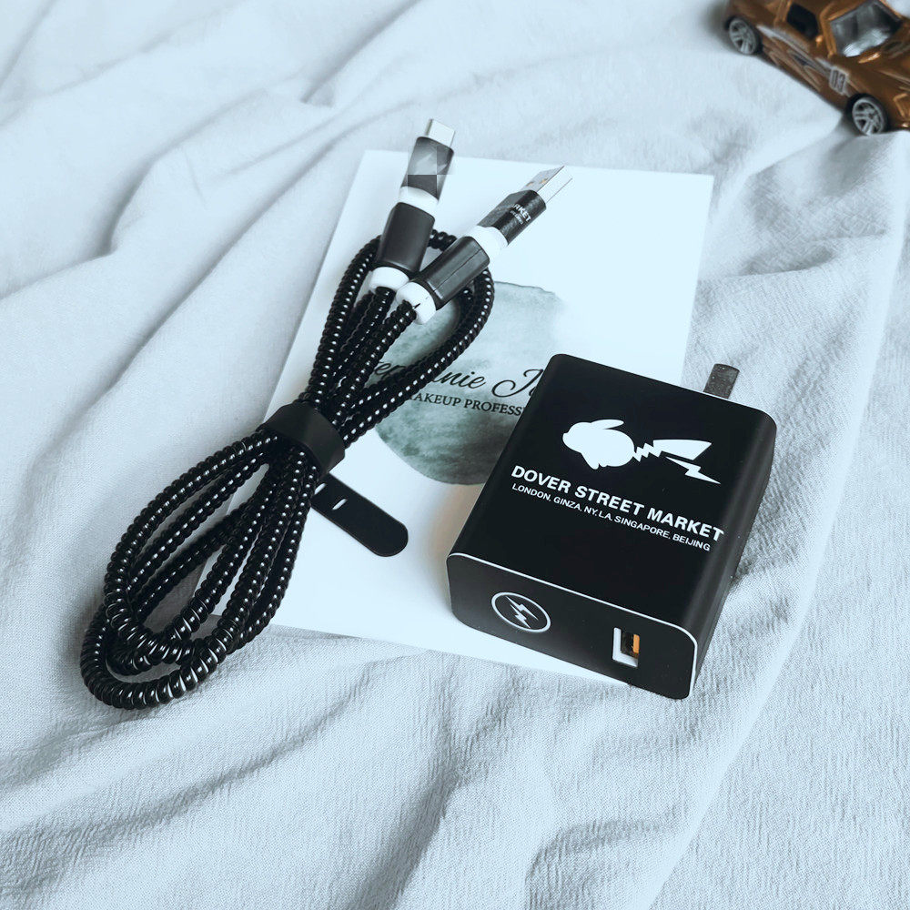 Xiaomi 11Ultra to revered version 11Pro Black shark 3s 3pro data line protective sleeve 67W charger wound rope