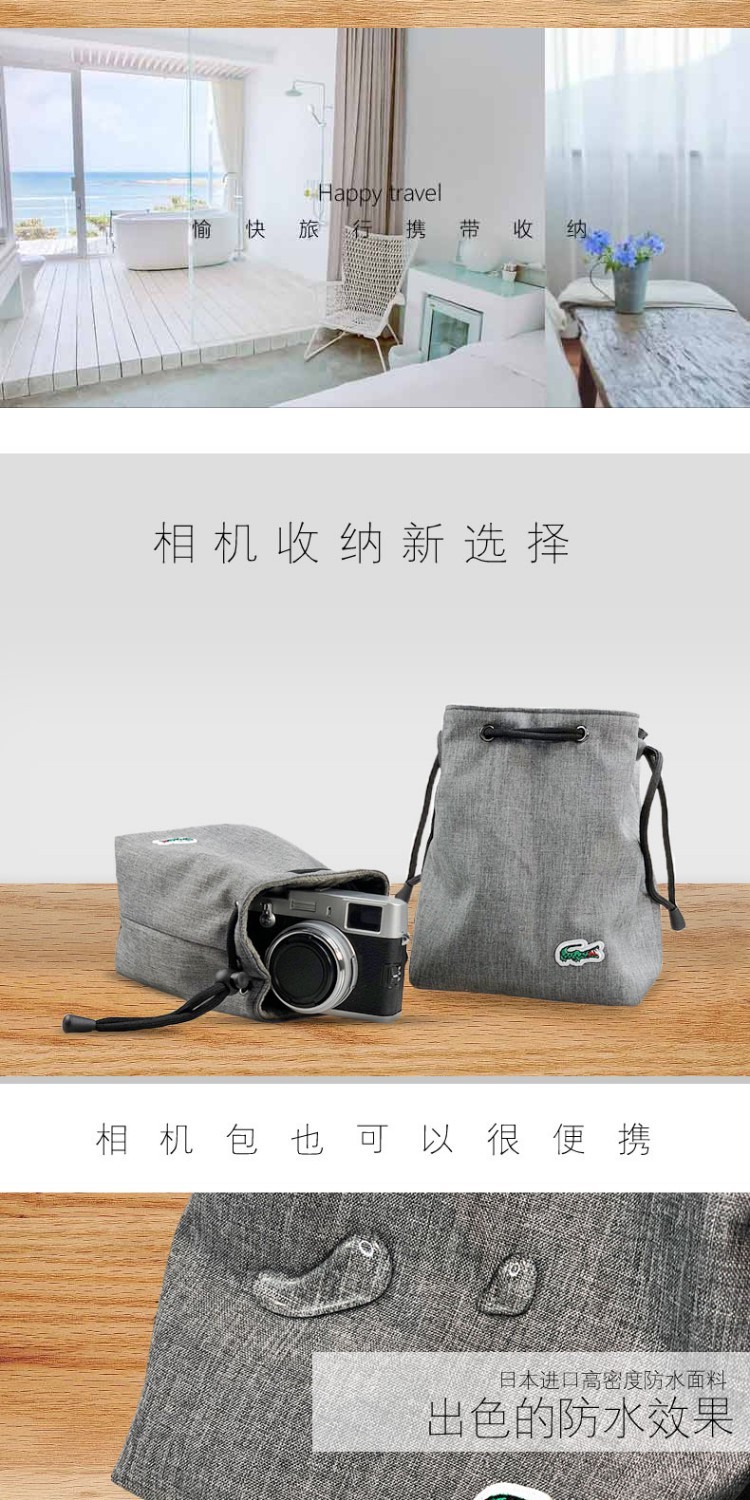 DUSTGO cá sấu không thấm nước túi máy ảnh túi máy ảnh SLR gói lót bảo vệ tay Canon SLR túi máy ảnh Sony Fuji Nikon túi máy ảnh Shoulder messenger portable - Phụ kiện máy ảnh kỹ thuật số túi đựng máy ảnh canon