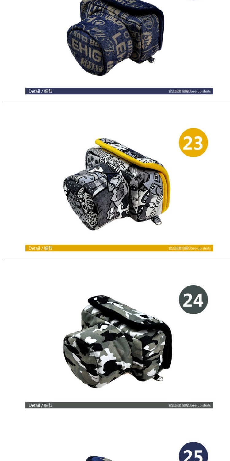 DUSTGO Sony NEX-3N 5T 5r a5100 micro camera đơn túi đeo chéo hoạt hình dễ thương bộ lót - Phụ kiện máy ảnh kỹ thuật số balo máy ảnh