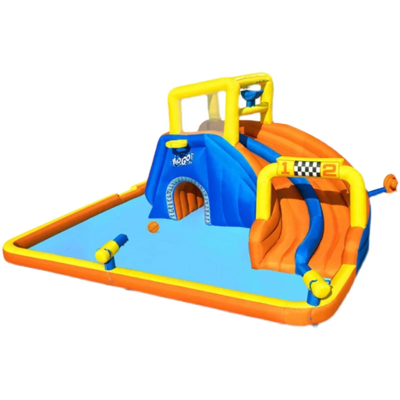 inflatable slide для Street детей в парках аттракционов, вилла игра в воду для раннего возраста, батут, плавательный бассейн