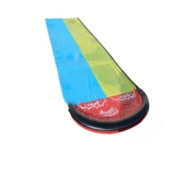 Надувная водная горка для игр в воде, дорожная игрушка, 4.8м, надувной мат со встроенным душем